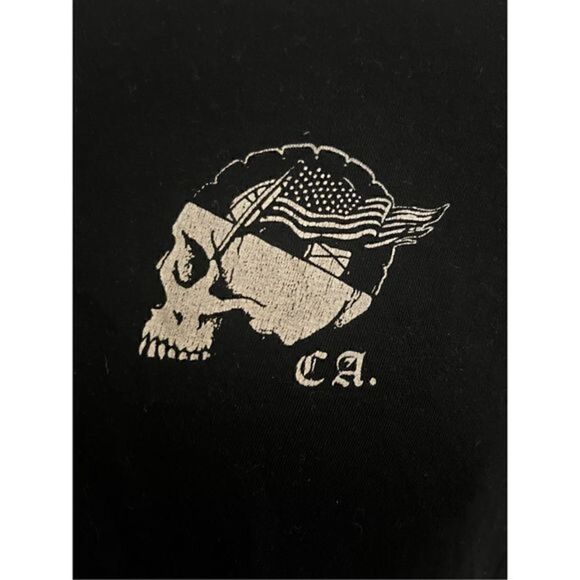 Los Angeles California Scambler Biker Baseball Shirt. 3/4 Sleeves. - Picture 3 of 6